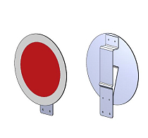 Диск сигнальный «Ограждение хвостового вагона»
